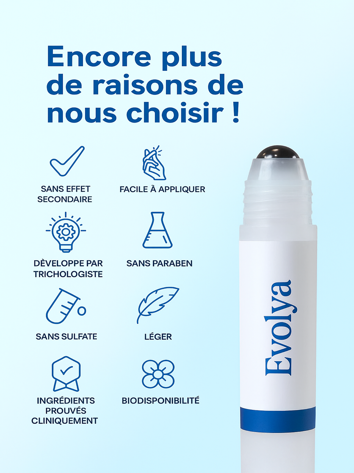 Evolya Sérum Roll-On Anti-Chute & Croissance